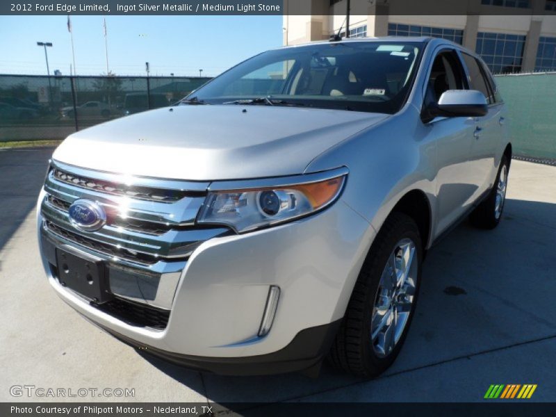 Ingot Silver Metallic / Medium Light Stone 2012 Ford Edge Limited