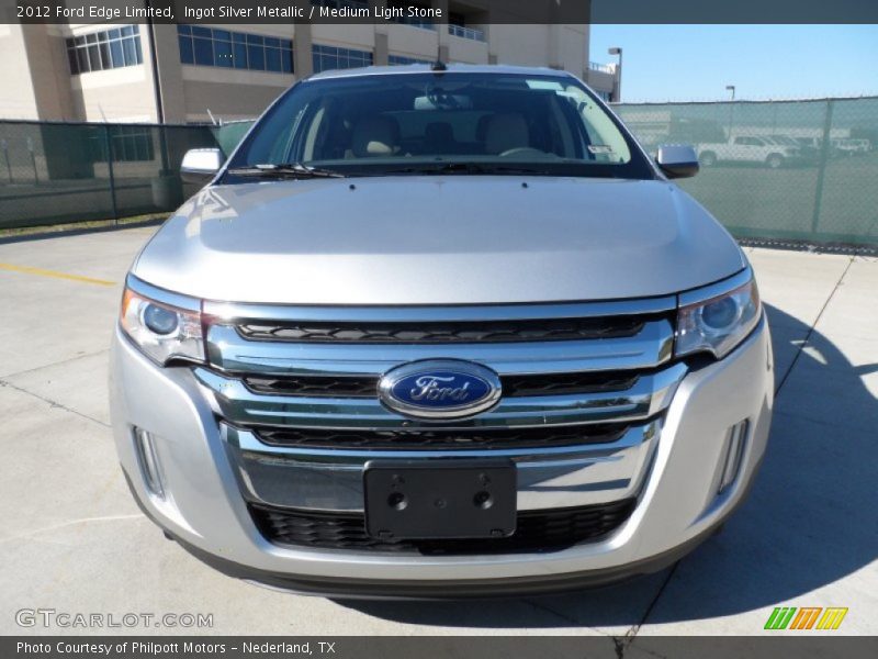 Ingot Silver Metallic / Medium Light Stone 2012 Ford Edge Limited