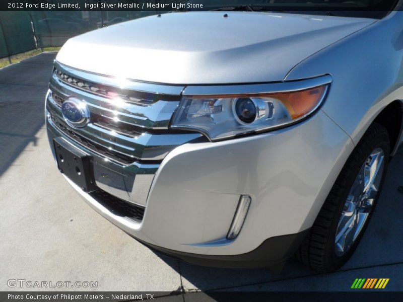 Ingot Silver Metallic / Medium Light Stone 2012 Ford Edge Limited