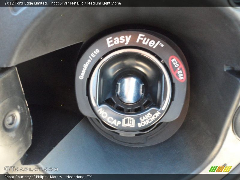 Ingot Silver Metallic / Medium Light Stone 2012 Ford Edge Limited