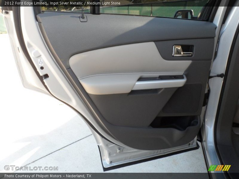 Ingot Silver Metallic / Medium Light Stone 2012 Ford Edge Limited