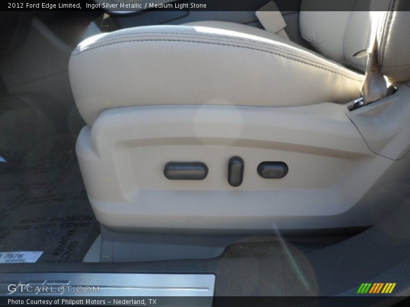 Ingot Silver Metallic / Medium Light Stone 2012 Ford Edge Limited