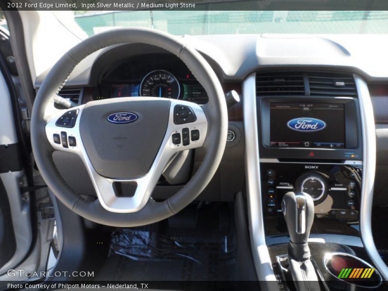 Ingot Silver Metallic / Medium Light Stone 2012 Ford Edge Limited