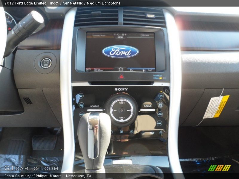 Ingot Silver Metallic / Medium Light Stone 2012 Ford Edge Limited