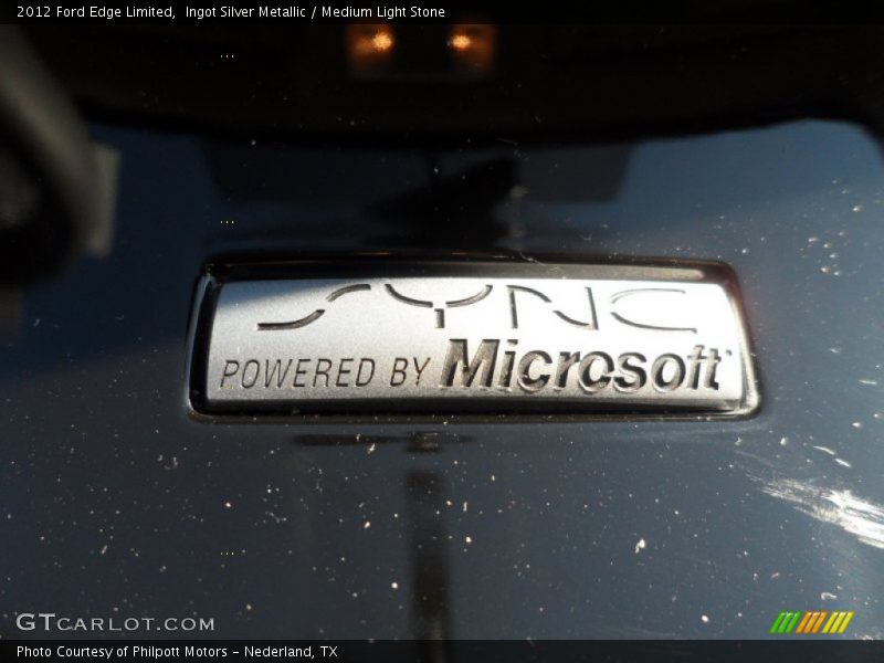 Ingot Silver Metallic / Medium Light Stone 2012 Ford Edge Limited