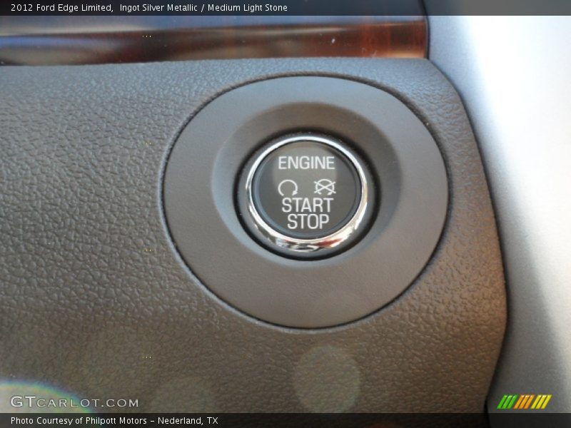 Ingot Silver Metallic / Medium Light Stone 2012 Ford Edge Limited