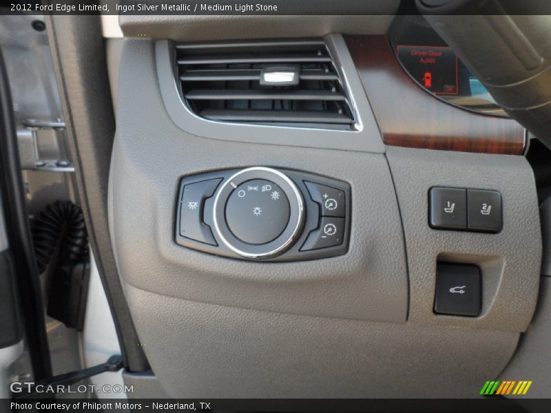 Ingot Silver Metallic / Medium Light Stone 2012 Ford Edge Limited