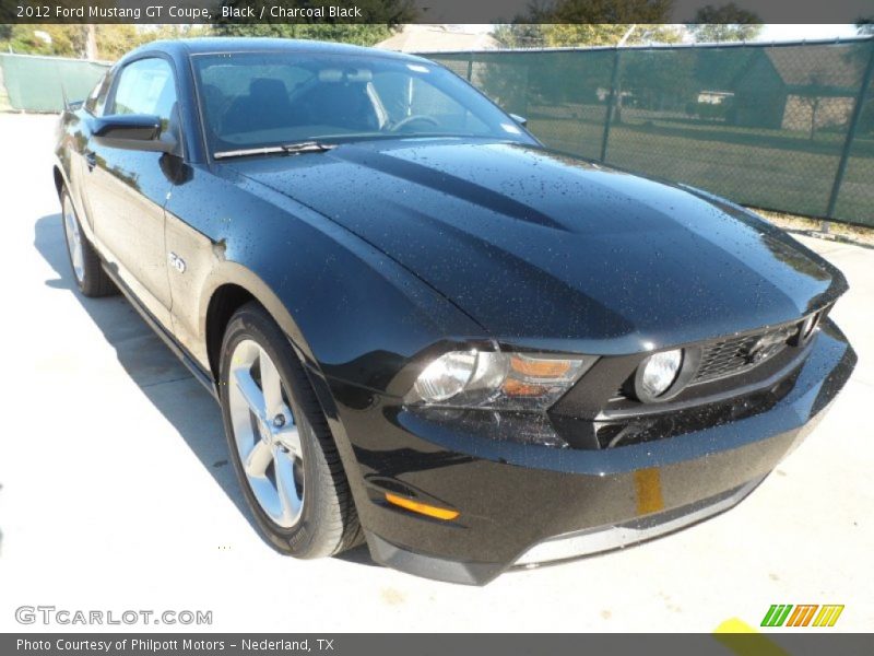 Black / Charcoal Black 2012 Ford Mustang GT Coupe