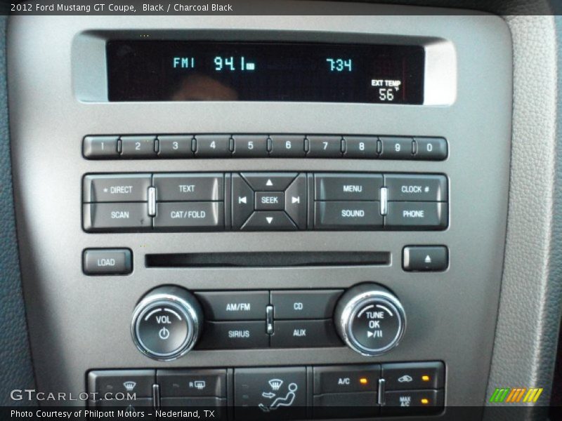 Black / Charcoal Black 2012 Ford Mustang GT Coupe