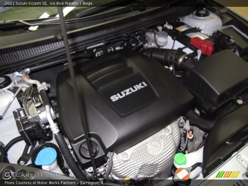 Ice Blue Metallic / Beige 2011 Suzuki Kizashi SE