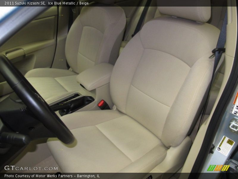 Ice Blue Metallic / Beige 2011 Suzuki Kizashi SE