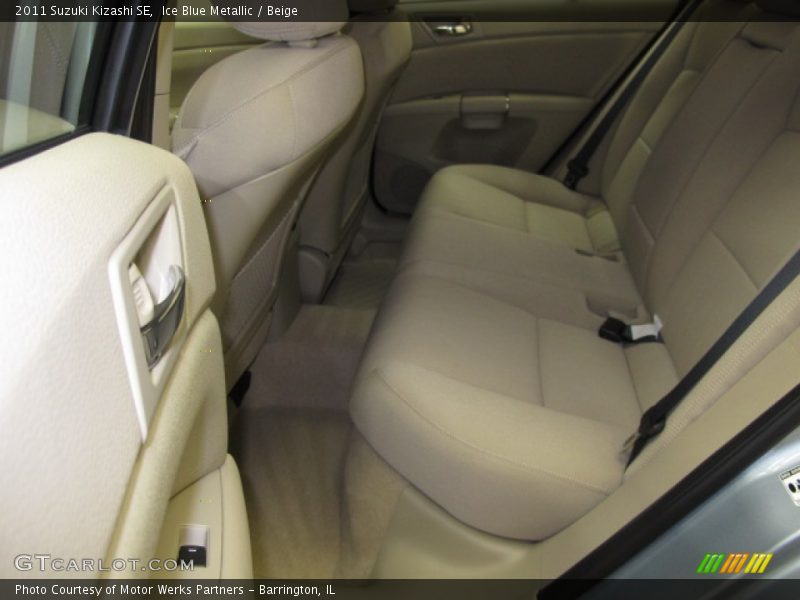 Ice Blue Metallic / Beige 2011 Suzuki Kizashi SE