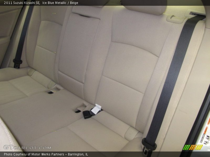 Ice Blue Metallic / Beige 2011 Suzuki Kizashi SE