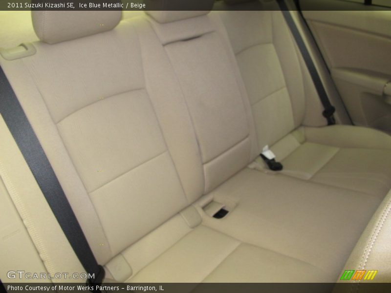 Ice Blue Metallic / Beige 2011 Suzuki Kizashi SE