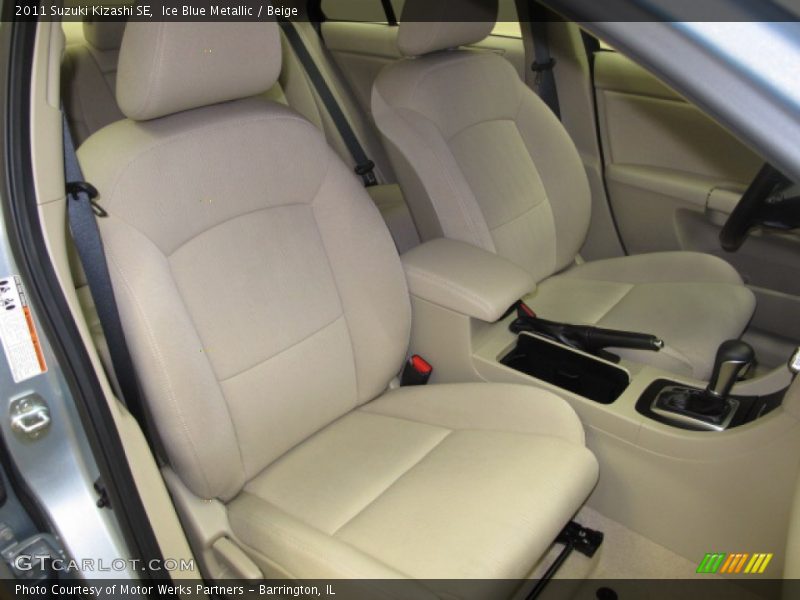 Ice Blue Metallic / Beige 2011 Suzuki Kizashi SE