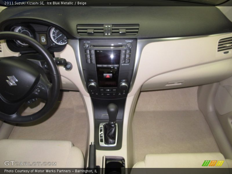 Ice Blue Metallic / Beige 2011 Suzuki Kizashi SE
