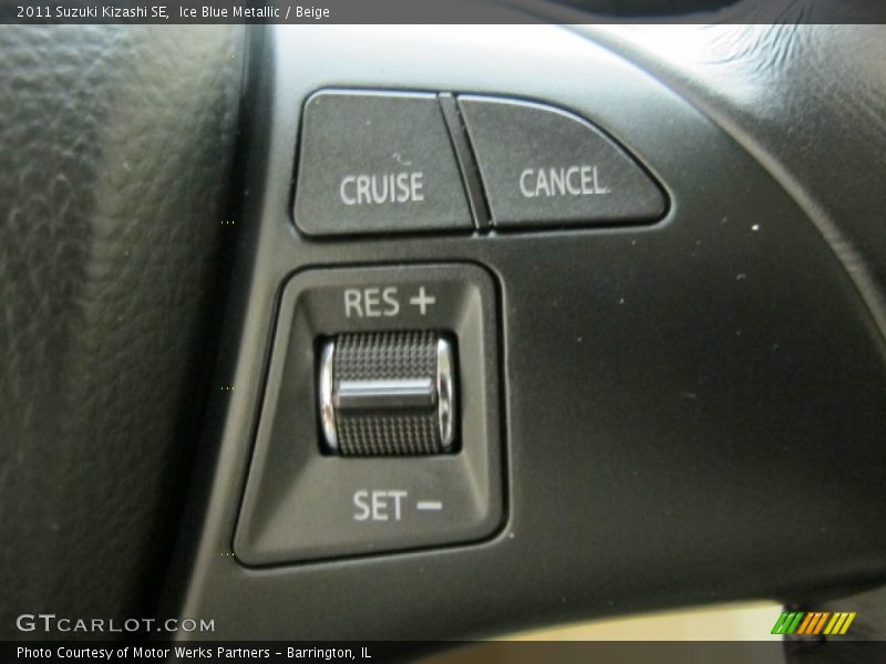 Ice Blue Metallic / Beige 2011 Suzuki Kizashi SE