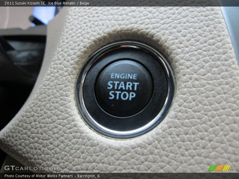 Ice Blue Metallic / Beige 2011 Suzuki Kizashi SE