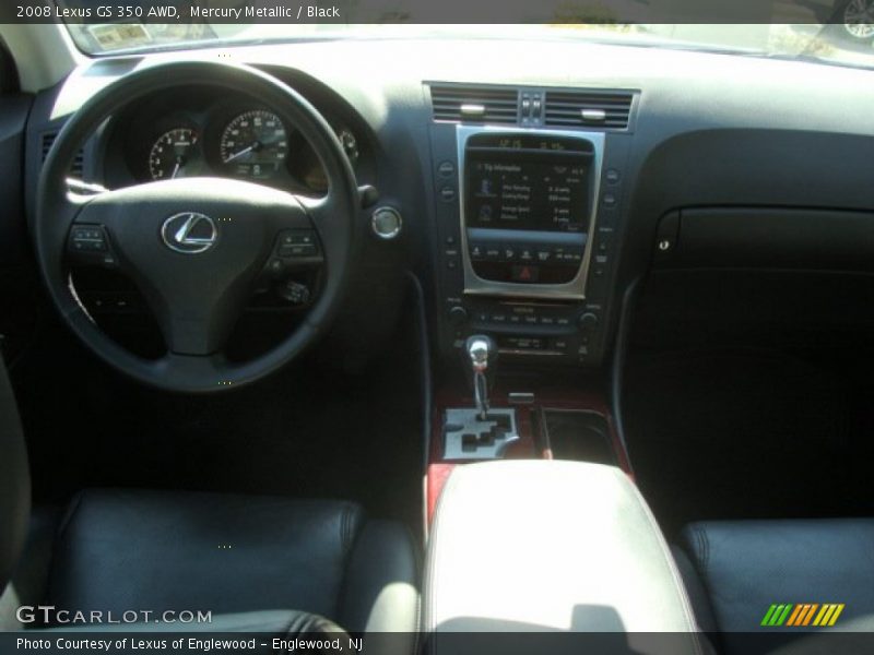 Mercury Metallic / Black 2008 Lexus GS 350 AWD