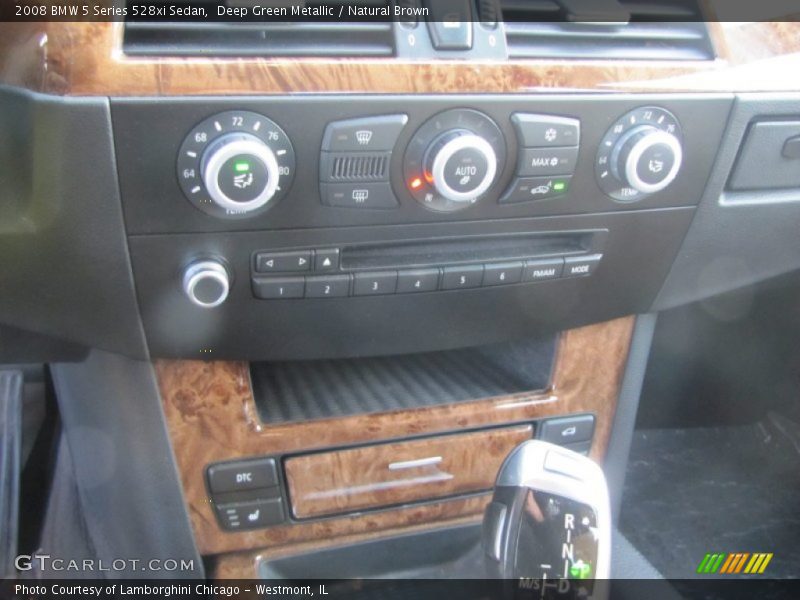 Deep Green Metallic / Natural Brown 2008 BMW 5 Series 528xi Sedan