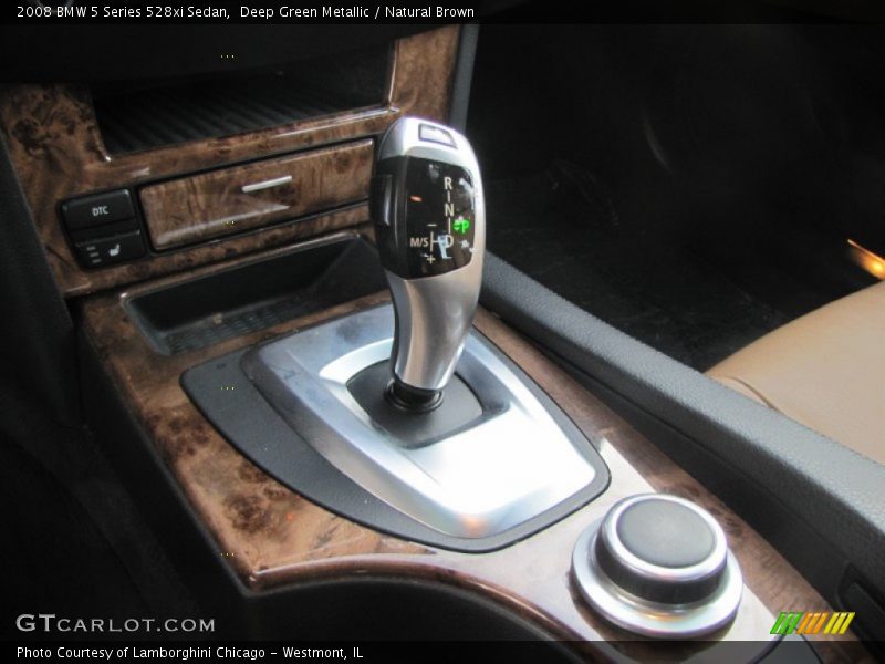 Deep Green Metallic / Natural Brown 2008 BMW 5 Series 528xi Sedan