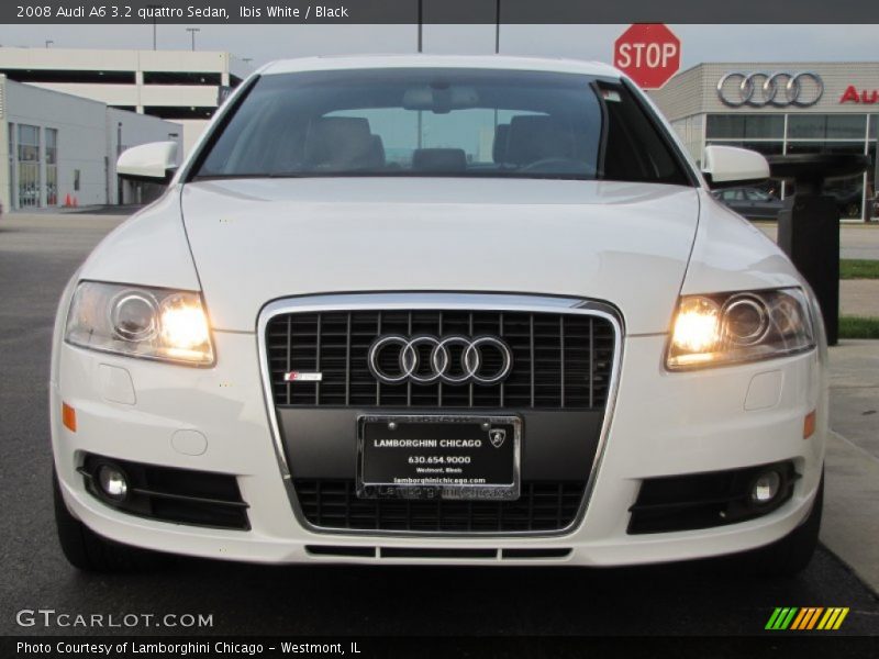 Ibis White / Black 2008 Audi A6 3.2 quattro Sedan