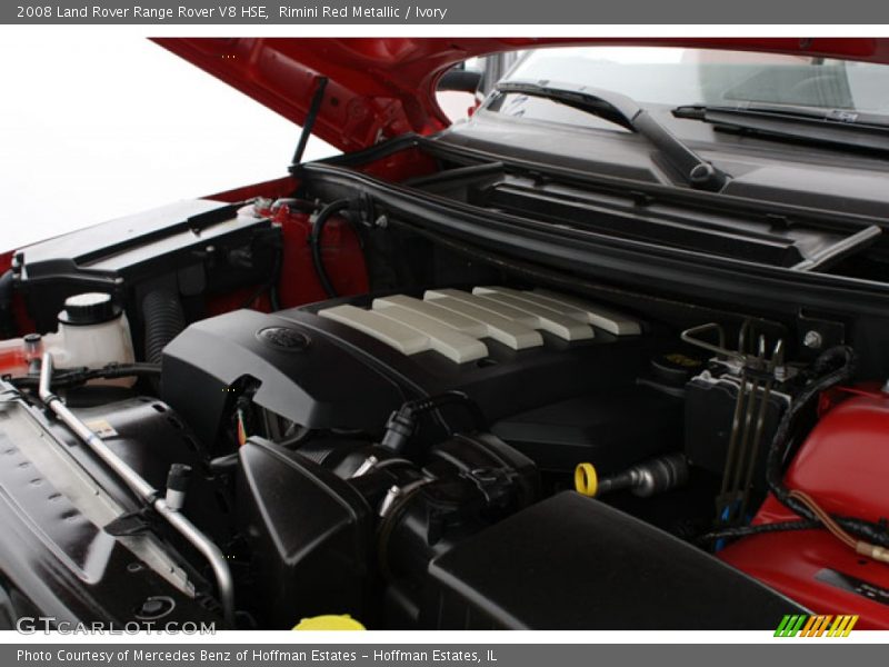 Rimini Red Metallic / Ivory 2008 Land Rover Range Rover V8 HSE