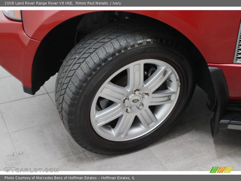 Rimini Red Metallic / Ivory 2008 Land Rover Range Rover V8 HSE