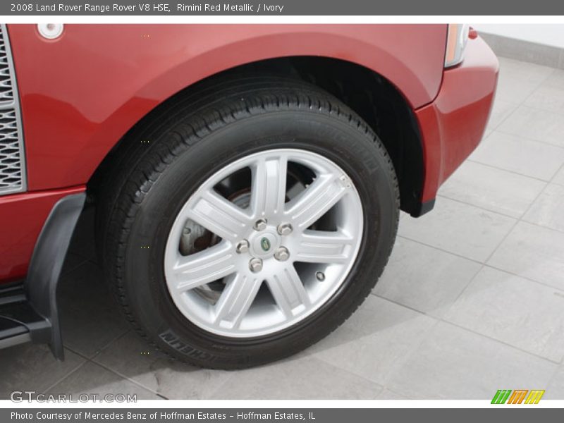 Rimini Red Metallic / Ivory 2008 Land Rover Range Rover V8 HSE