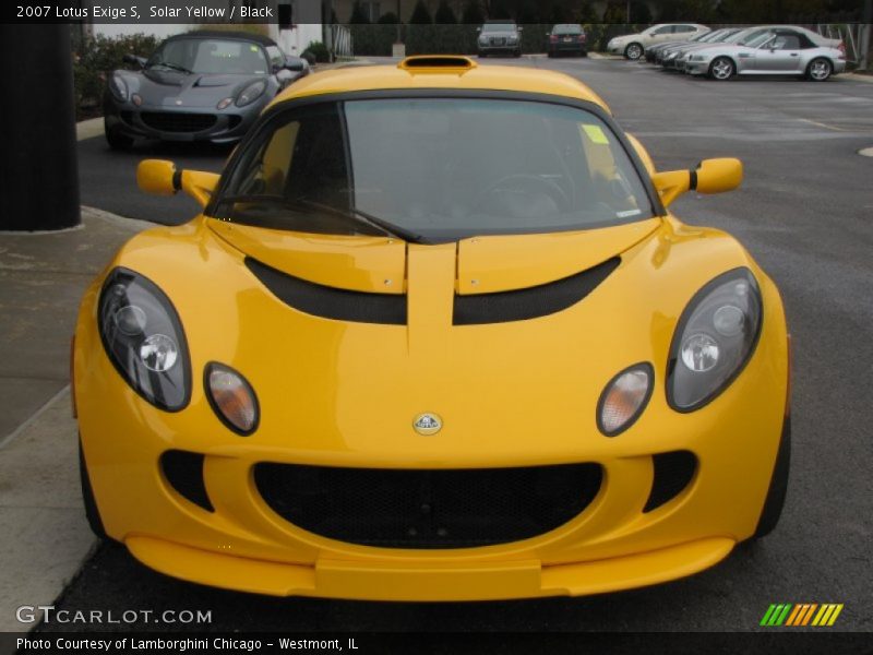 Solar Yellow / Black 2007 Lotus Exige S