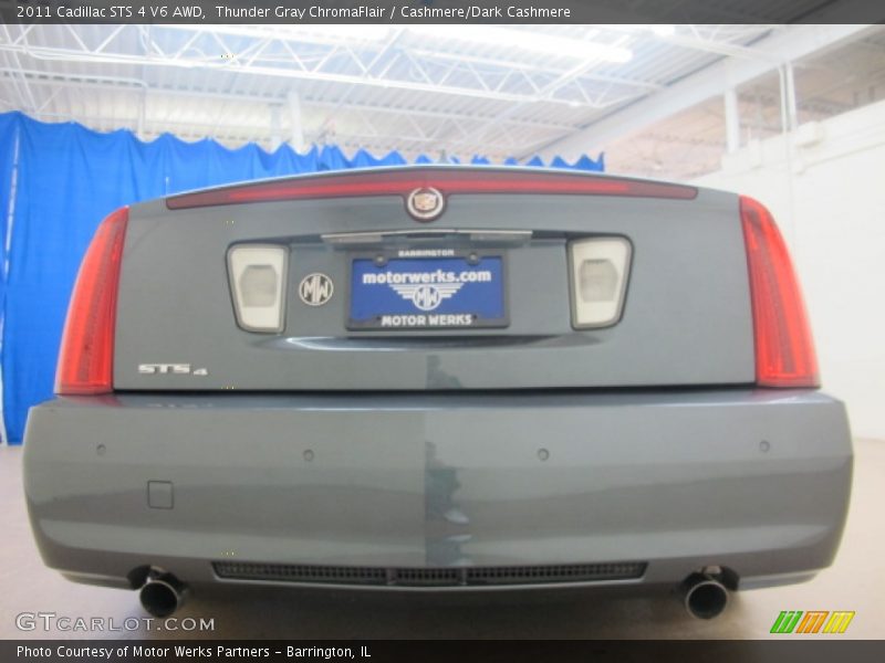 Thunder Gray ChromaFlair / Cashmere/Dark Cashmere 2011 Cadillac STS 4 V6 AWD