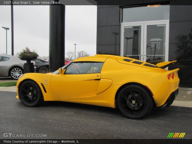 Solar Yellow / Black 2007 Lotus Exige S