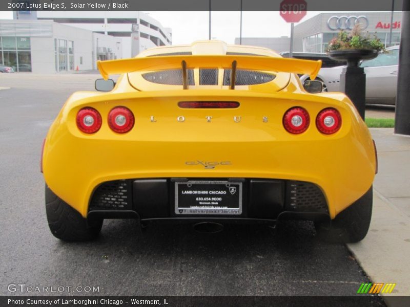 Solar Yellow / Black 2007 Lotus Exige S