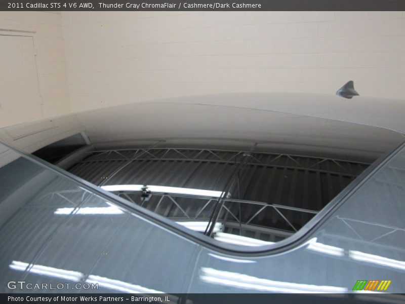 Thunder Gray ChromaFlair / Cashmere/Dark Cashmere 2011 Cadillac STS 4 V6 AWD