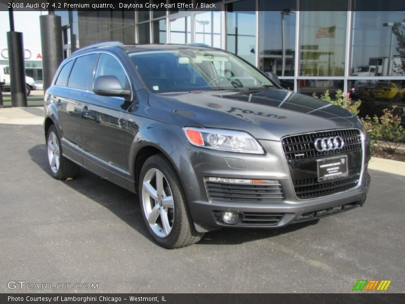 Daytona Grey Pearl Effect / Black 2008 Audi Q7 4.2 Premium quattro