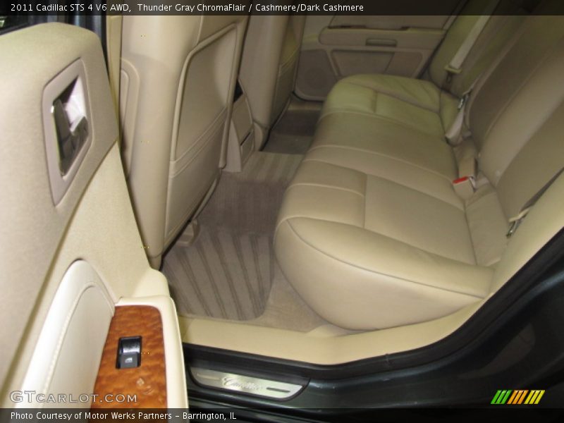 Thunder Gray ChromaFlair / Cashmere/Dark Cashmere 2011 Cadillac STS 4 V6 AWD