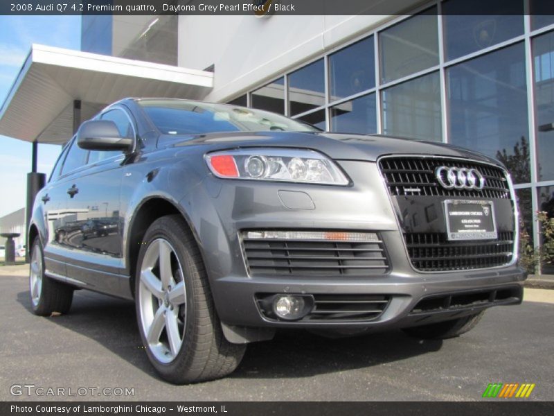 Daytona Grey Pearl Effect / Black 2008 Audi Q7 4.2 Premium quattro