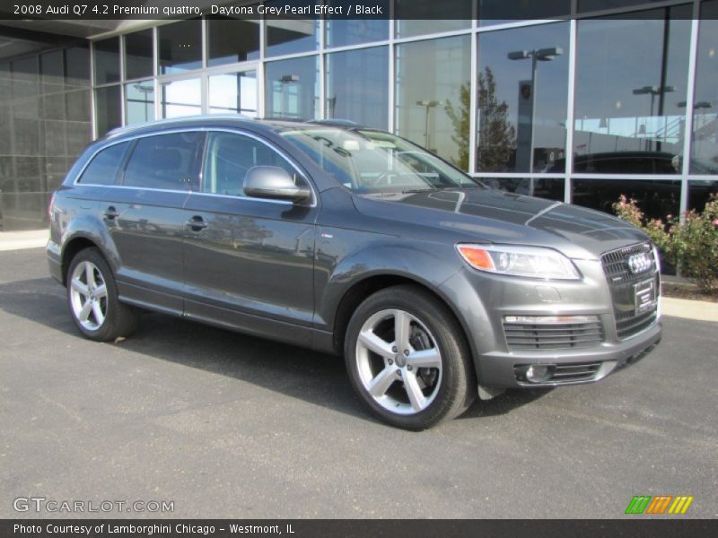 Daytona Grey Pearl Effect / Black 2008 Audi Q7 4.2 Premium quattro