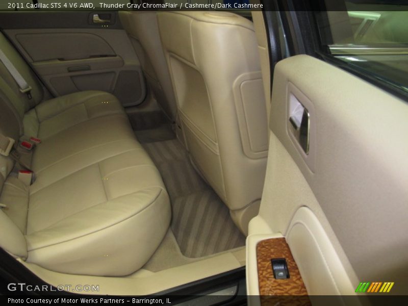 Thunder Gray ChromaFlair / Cashmere/Dark Cashmere 2011 Cadillac STS 4 V6 AWD