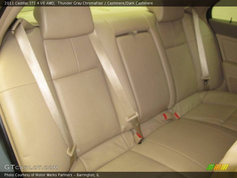 Thunder Gray ChromaFlair / Cashmere/Dark Cashmere 2011 Cadillac STS 4 V6 AWD
