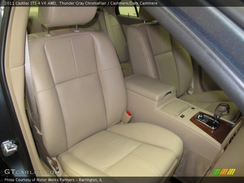 Thunder Gray ChromaFlair / Cashmere/Dark Cashmere 2011 Cadillac STS 4 V6 AWD