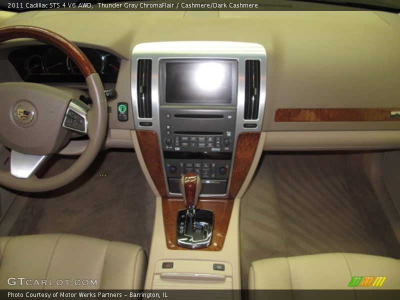 Thunder Gray ChromaFlair / Cashmere/Dark Cashmere 2011 Cadillac STS 4 V6 AWD