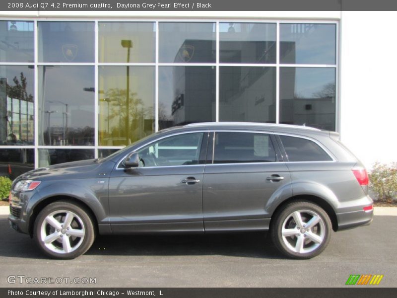 Daytona Grey Pearl Effect / Black 2008 Audi Q7 4.2 Premium quattro