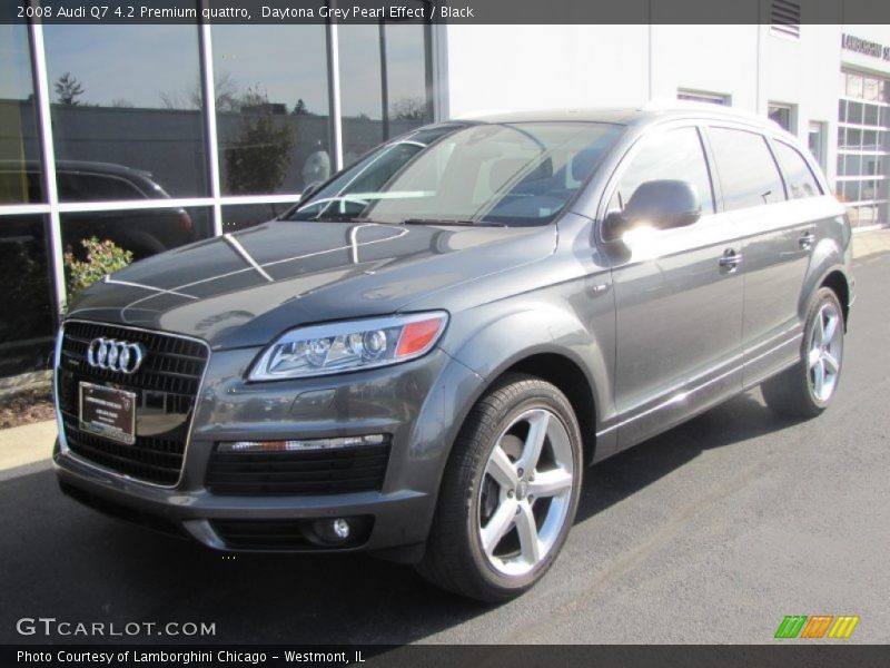 Daytona Grey Pearl Effect / Black 2008 Audi Q7 4.2 Premium quattro