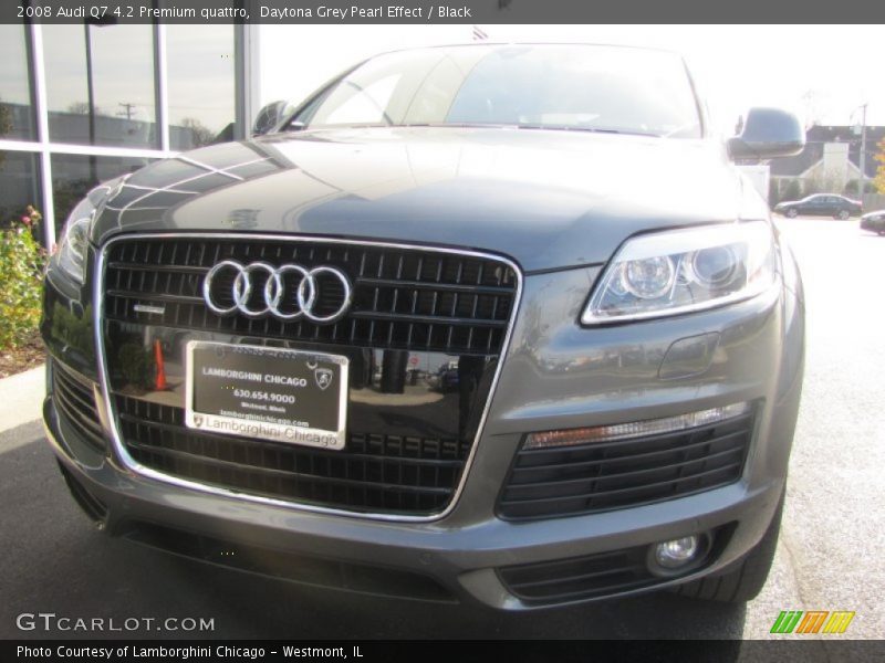 Daytona Grey Pearl Effect / Black 2008 Audi Q7 4.2 Premium quattro