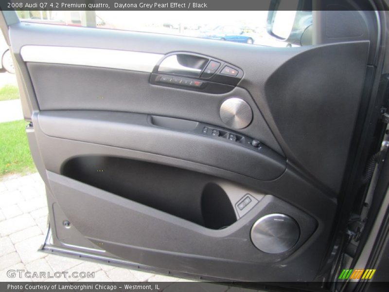 Daytona Grey Pearl Effect / Black 2008 Audi Q7 4.2 Premium quattro