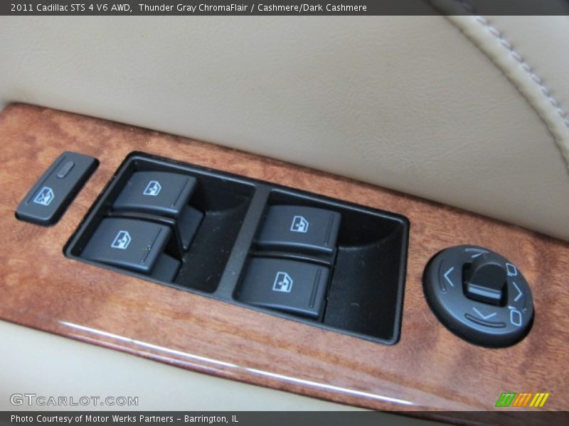 Thunder Gray ChromaFlair / Cashmere/Dark Cashmere 2011 Cadillac STS 4 V6 AWD