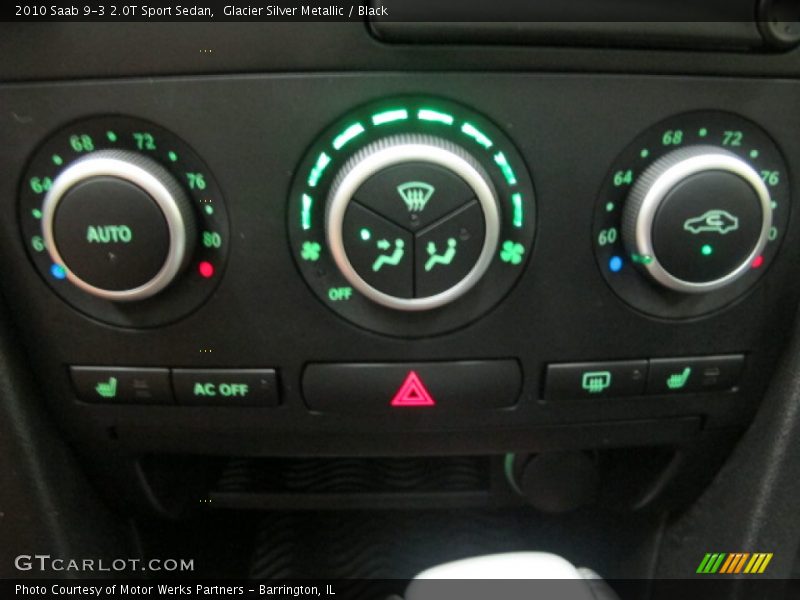 Controls of 2010 9-3 2.0T Sport Sedan