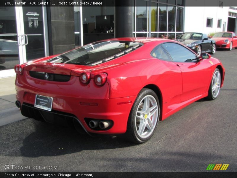 Rosso Corsa (Red) / Beige 2005 Ferrari F430 Coupe F1