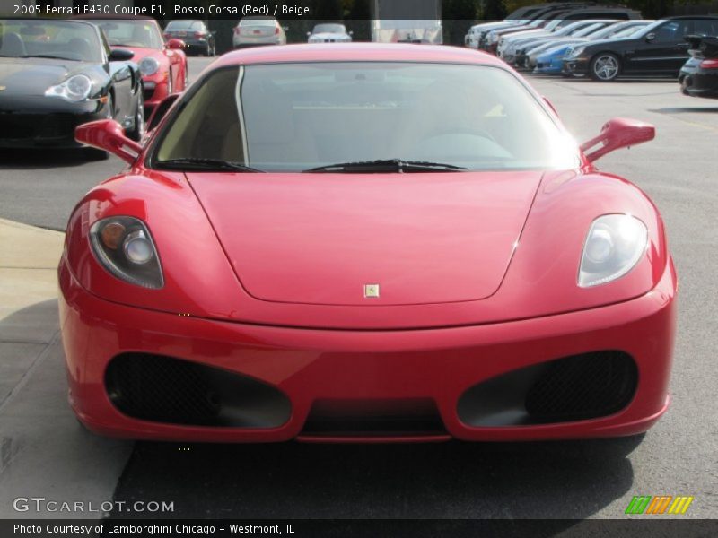 Rosso Corsa (Red) / Beige 2005 Ferrari F430 Coupe F1